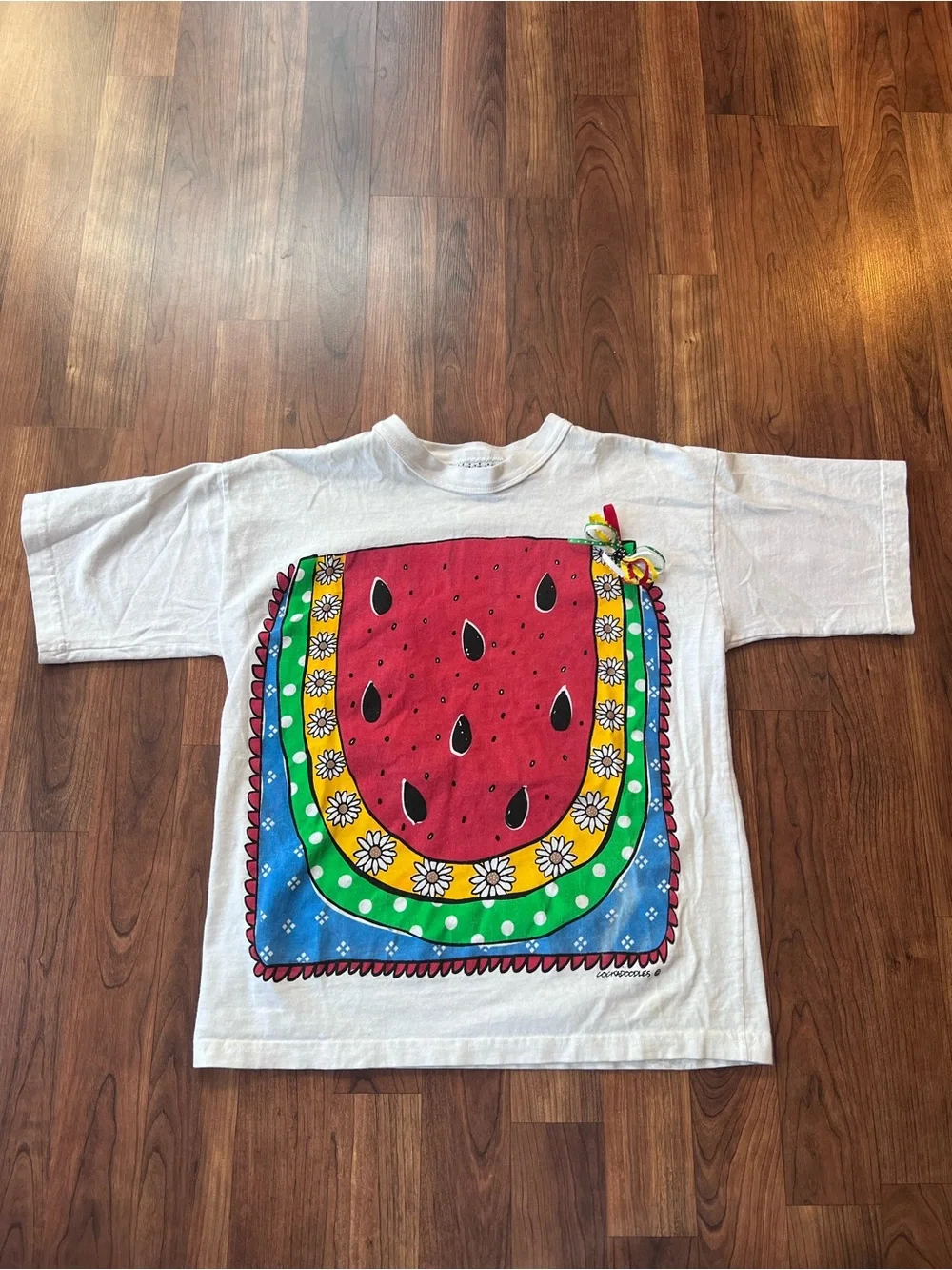Vintage Whimsical & Colorful Watermelon Tee